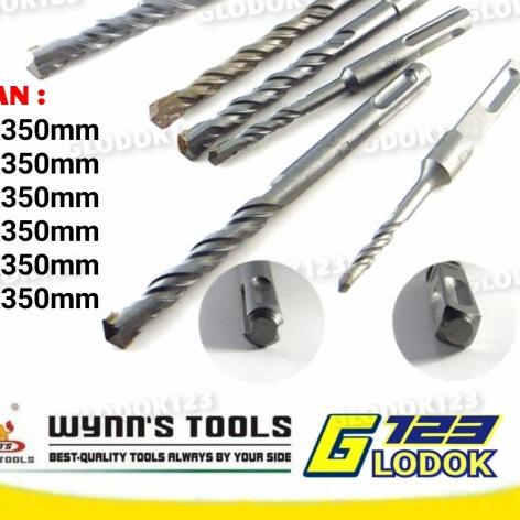 Mata Bor Besi Beton Tembok Kayu 16mm 18mm 20mm 22mm 25mm Drill Bit - W0106A15 16x350, Tanpa Bubble