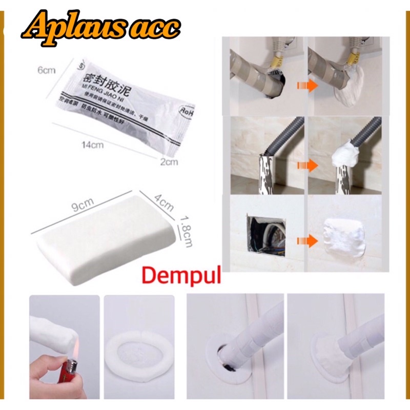 

Sealant Semen Lem perbaikan Lubang Instan Dempul serbaguna