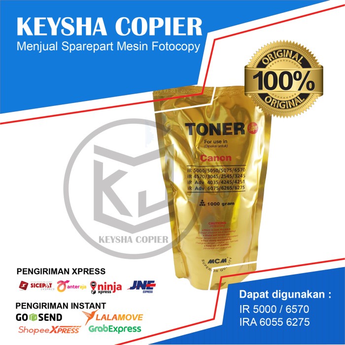 

Termurah Toner Super Gold Mcm Mesin Fotocopy Canon Ir 5000 / Ir 6570 / Ira 6075