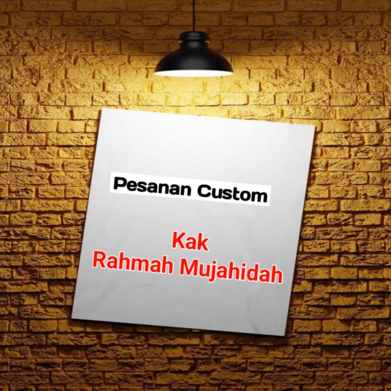 

Stiker Pesanan Custom Kak Rahmah Mujahidah kak