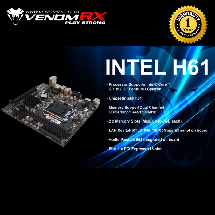 VenomRX H61 M-ATX LGA1155