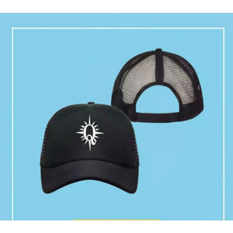 TOPI TRUCKER JARING Q IKSPI KERA SAKTI LOGO Q