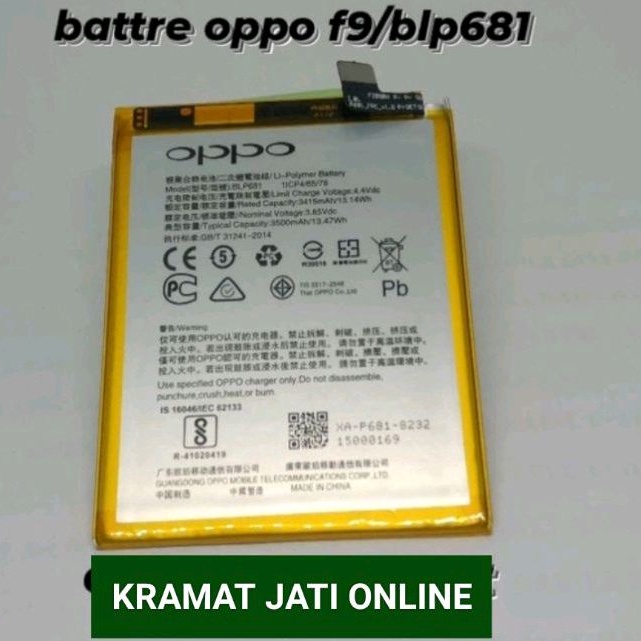 BATERAI ORI 99% OPPO F9