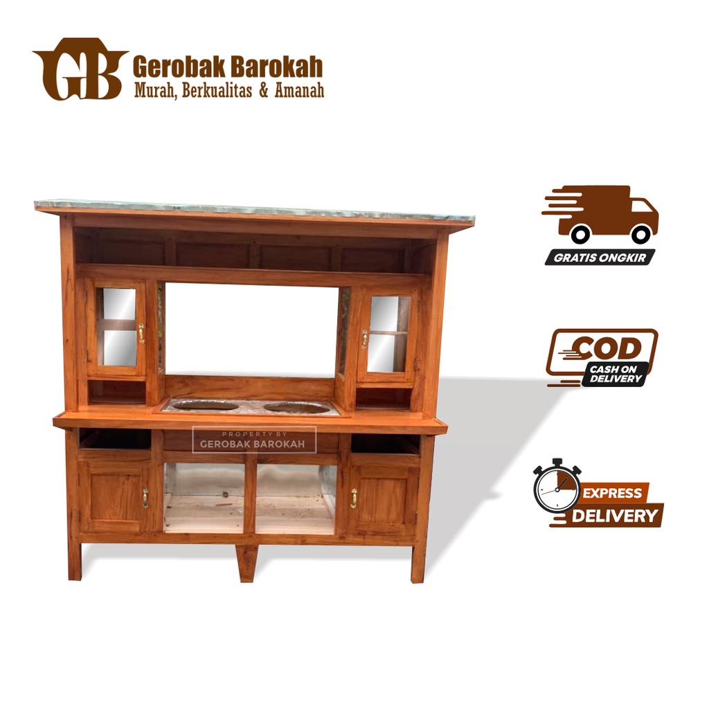 Gerobak Mie Ayam Bakso / Rombong Mie Ayam Bakso / gerobak mie ayam dan bakso tungku 2