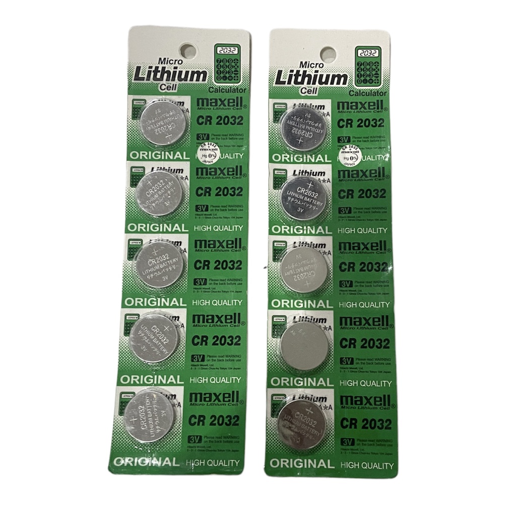 Baterai Battery Baterei Kancing Button Cell CR 2032 CR2032 ECR LM