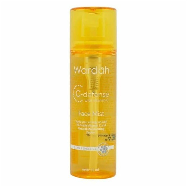 COD - Wardah C-Defense Face Mist 55 ml - Spray dengan HiGrade Vitamin C yang Mencerahkan dan Menyegarkan - RUMAH CANTIK 354