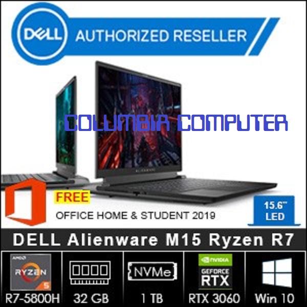 DELL Alienware M15 Ryzen R7 5800H