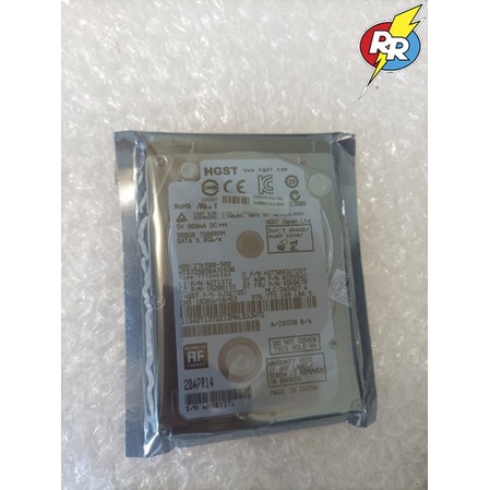 Hdd Harddisk Hard disk Hardisk Laptop 500 GB Merk HGST model Slim tipis Rpm 7200