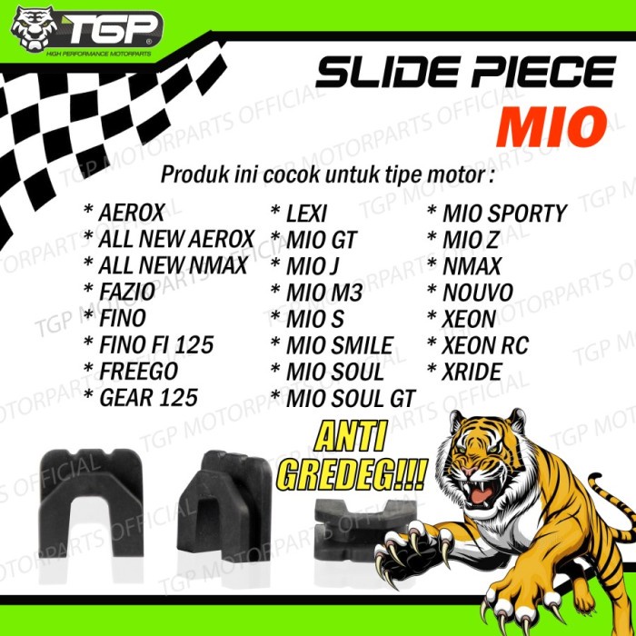 Piece Slide Tutup Rumah Roller Yamaha Nmax Aerox Xeon Mio all seriesCOD