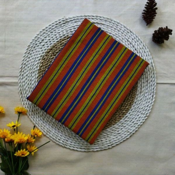 KAIN TENUN LURIK GARIS TENUN LURIK HALUSAN MOTIF HUJAN GERIMIS UKURAN 1,2x2 M - 1,2x3 M