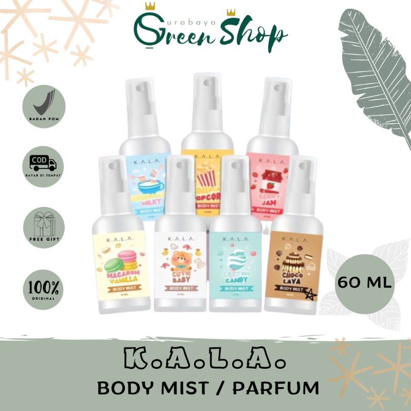 READY - KALA BODY MIST 60 ML PARFUM KALA BODYMIST