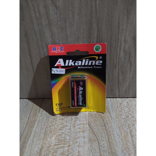 ABC Alkaline 6LR61 Baterai 9 volt Millenium Power