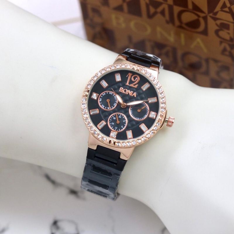 [CHRONO AKTIF] 6 Variasi Jam Tangan Wanita Bonia Permata Chrono Rantai Super