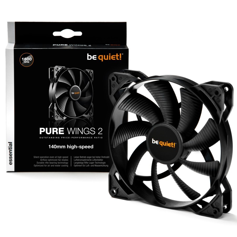 be quiet! Pure Wings 2 - 140mm PWM High Speed - Winner Reddot Award