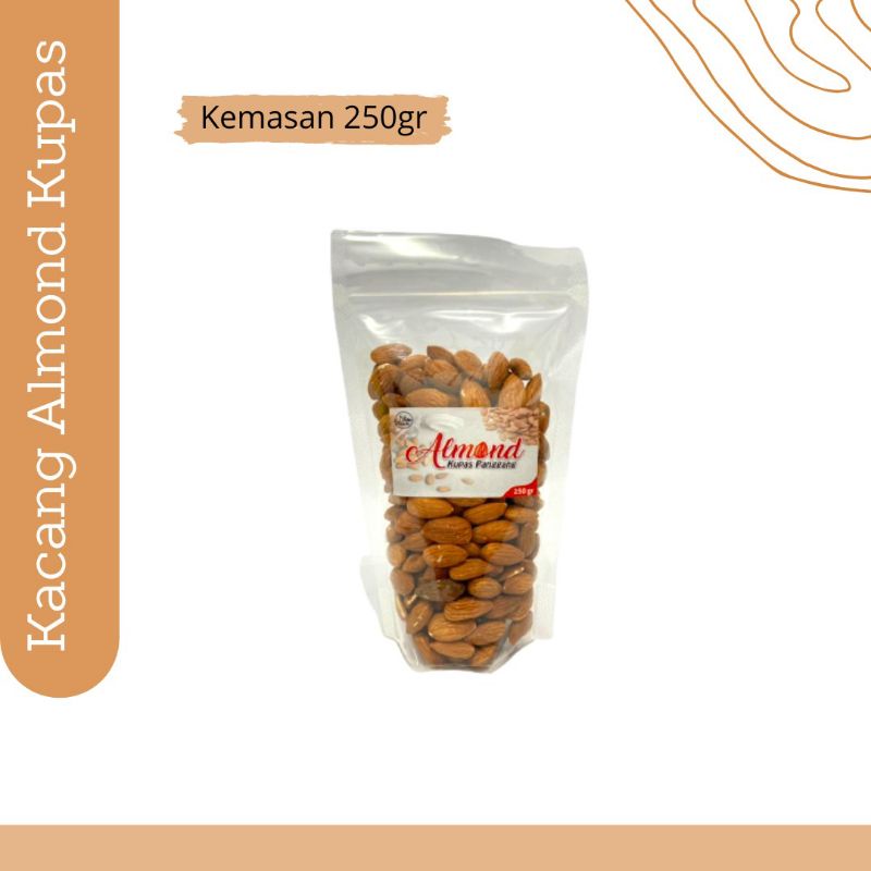 

kacang almond kupas