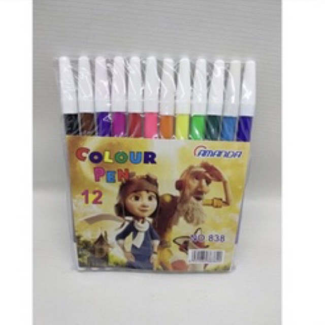 

Spidol Amanada 12 warna
