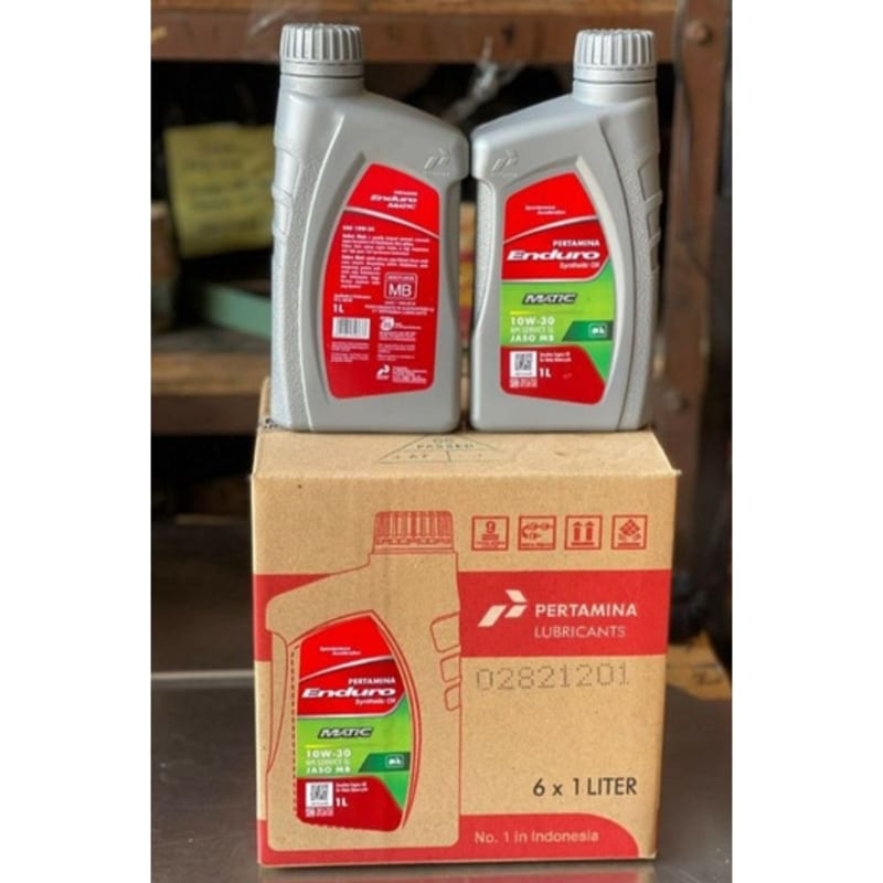 Oli Enduro matic ..1 liter... 10 W - 30 jaso MB..1 dus = 6 btl