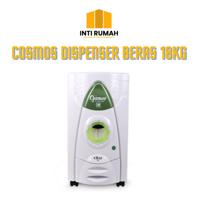 Cosmos Dispenser Beras 18kg/ Cosmos Penyimpan Beras 18-Fifo Rice Box 18 Kg