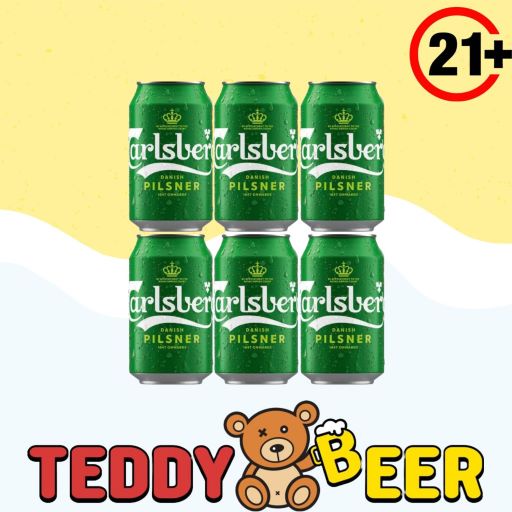 Carlsberg Beer Paket 6 Kaleng [320ml]