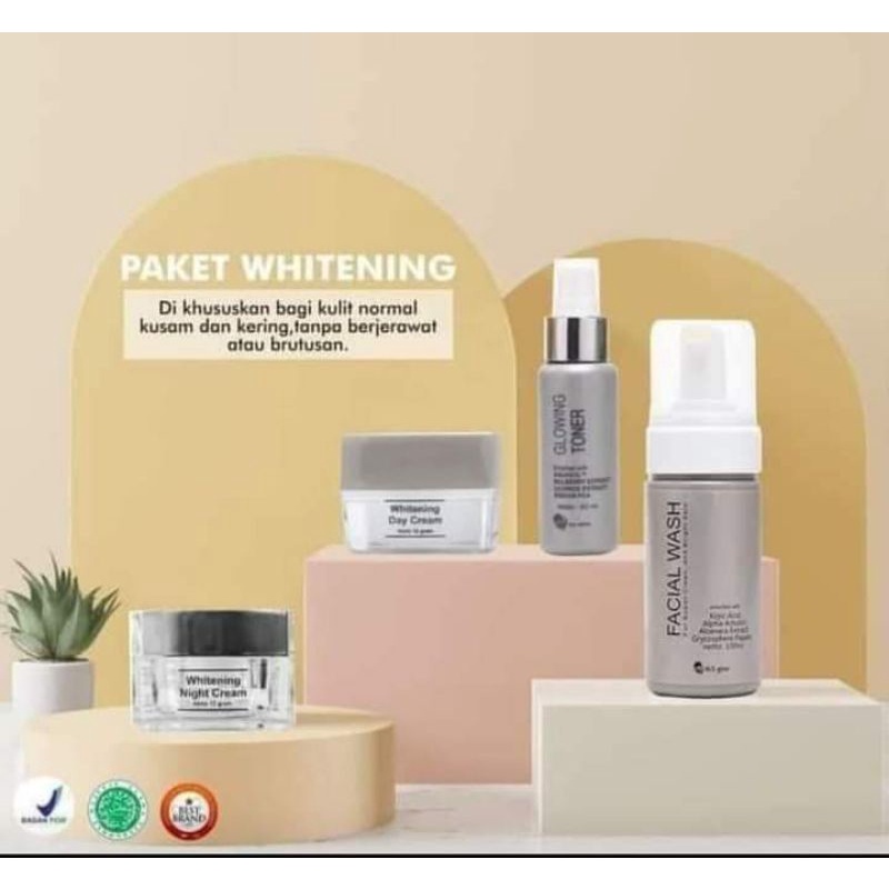 MS GlOW WHITENING SERIES( FREE KAPAS WAJAH )