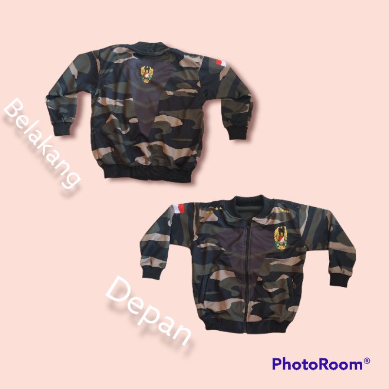 JAKET ARMY TNI ANAK UNISEX LORENG