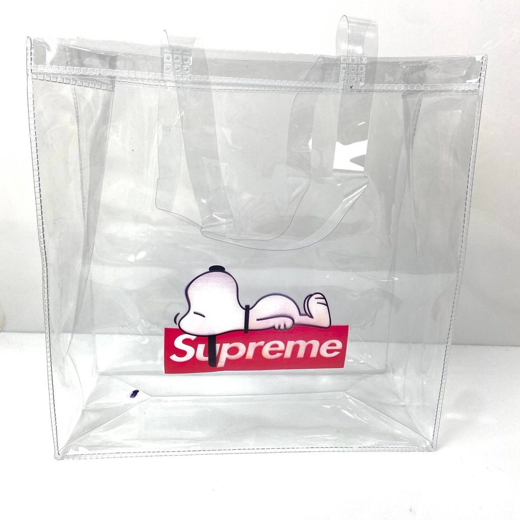 Tas Bening Custom Tote Bag Transparan Goodie Bag Kantong Wanita