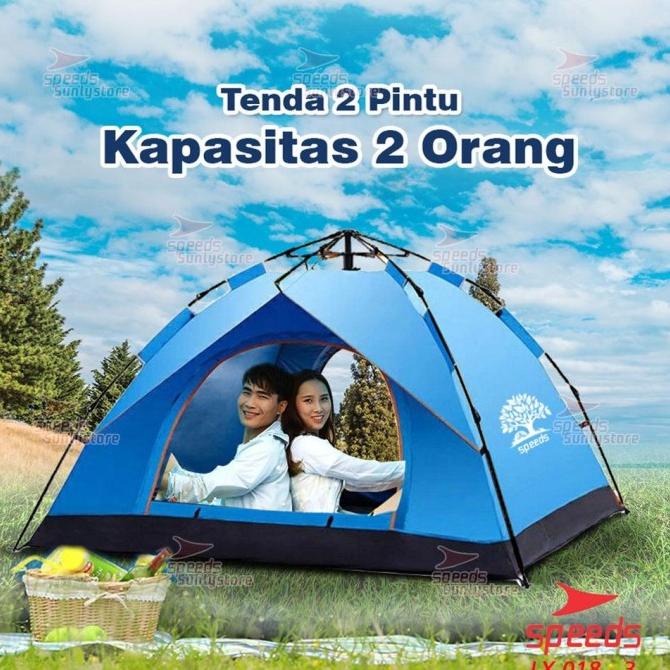 SPEEDS TENDA CAMPING TENDA KEMAH SPEEDS 2 ORANG LIPAT PORTABLE TIPE RFED5454EFF