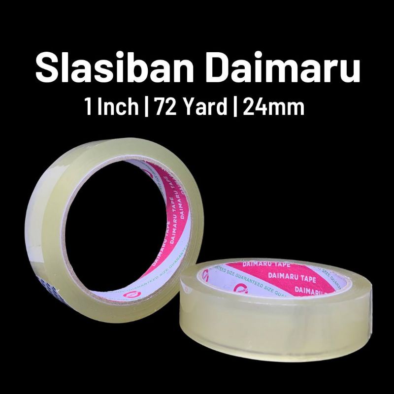 

Isolasi Daimaru 1inch Bening 72yard