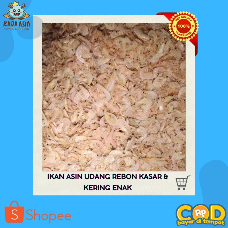 

Ikan asin udang rebon & kering enak 500gr