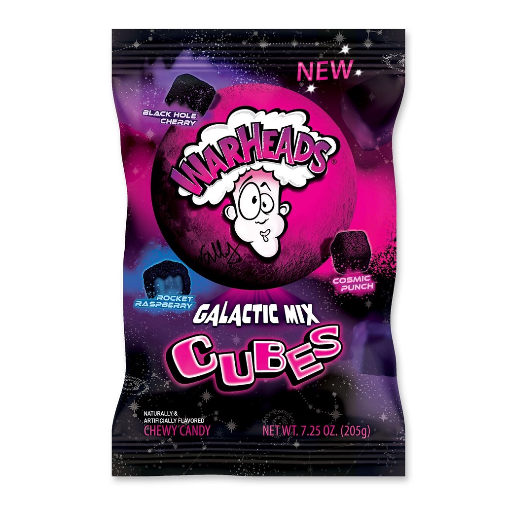 

Warheads Galactic Cubes 7.25 oz