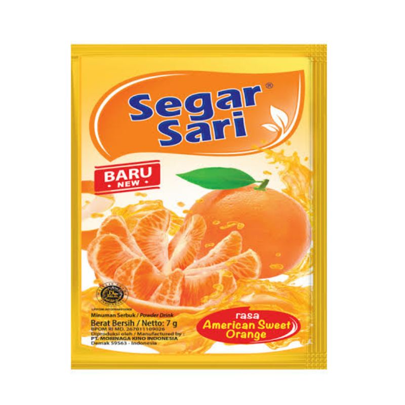 

Segar Sari minuman serbuk rasa Buah 7gr x 10 sachet