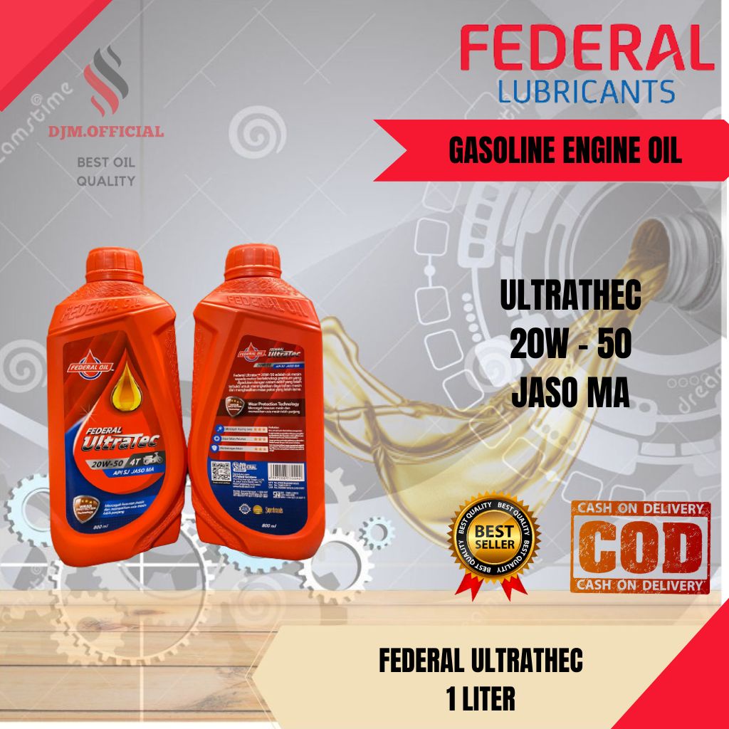 OLI OIL FEDERAL 1LITER 20W-50 FEDERAL 1L JASO MA ORIGINAL