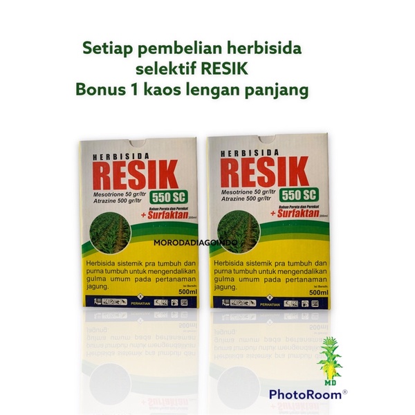 HERBISIDA SELEKTIF JAGUNG RESIK 550 SC- OBAT RUMPUT/SUKET AMPUH 500 ML