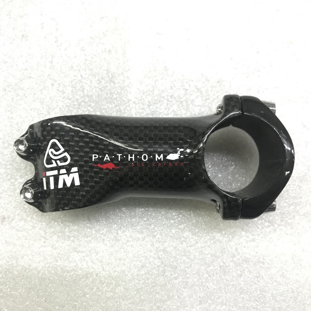 Stem Sepeda ITM Pathom Carbon Wrap Black Red 70mm 7cm
