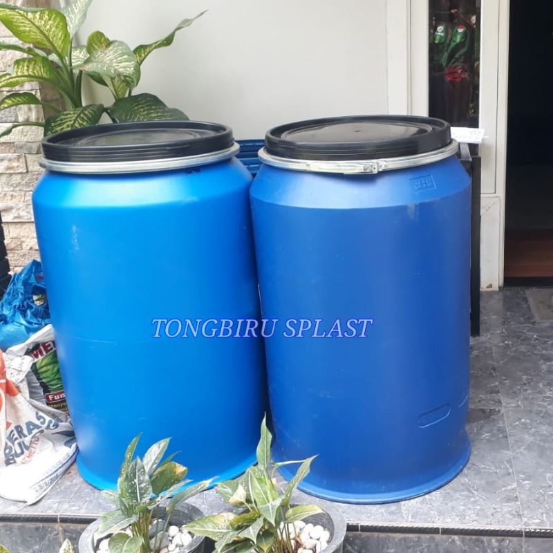 Jual Tong 200l Drum 200l Gentong 200l Tong Fermentasi Tong Air Toren Air Shopee Indonesia 8651