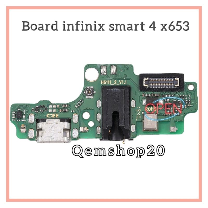 BOARD PAPAN CAS INFINIX SMART 4 X653 HANDSFREE MIC ORI