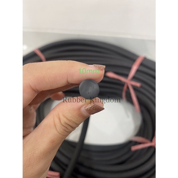ORING CORD 10mm METERAN O RING KARET SEAL 10 mm RUBBER CORD