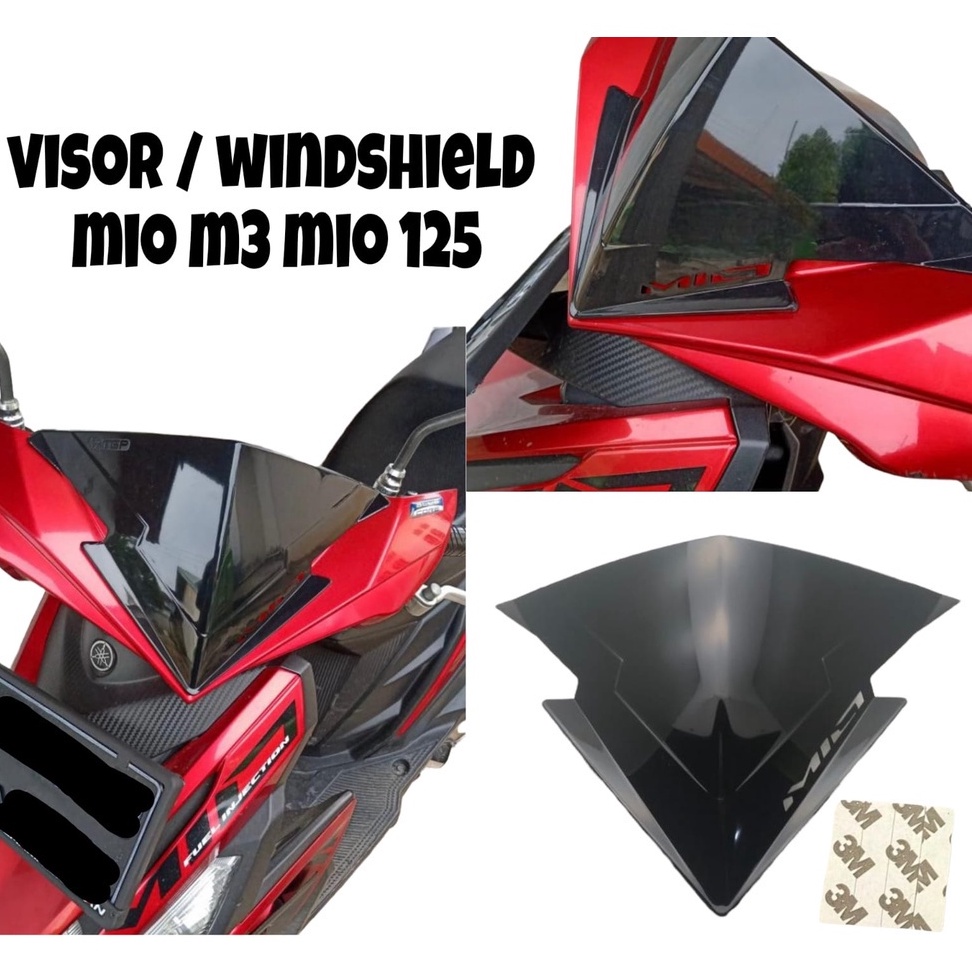 winsiel/ Visor Yamaha Mio M3 / Mio Z / Mio 125 Model TGP visor mio