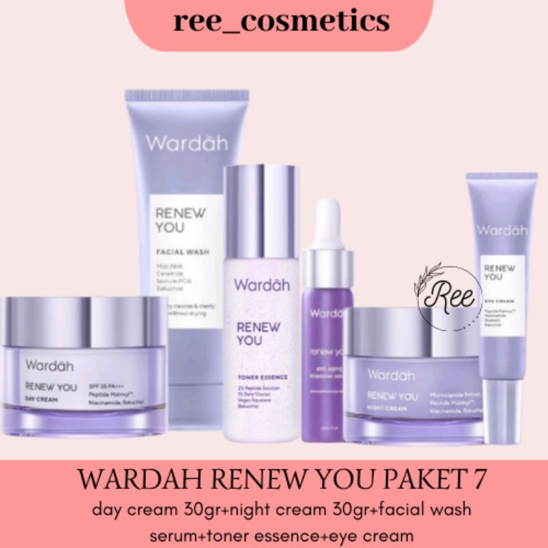 Wardah Renew You Series Paket Lengkap Skincare Wardah