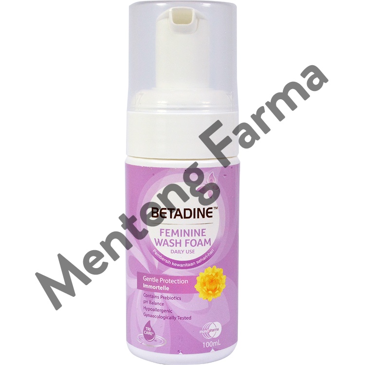 Betadine Feminine Wash Foam Gentle Protection 100 mL
