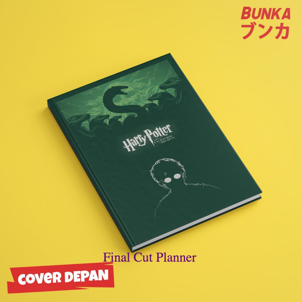 

Notebook Harry Potter Scene The Chamber of Secrets Harrdcover A5 Buku Tulis Catatan Note Agenda .