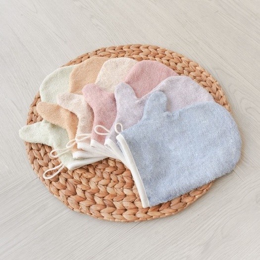 Waslap Bayi Little Palmerhaus Mitt Waslap Handuk Premium Cotton Baby SBSKEBONSARI