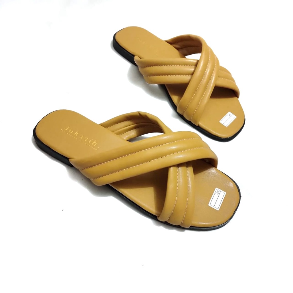 Sandal WANITA teplek silang