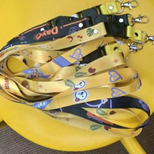 

New Lanyard custom tali id 2 sisi printing sablon ⤵