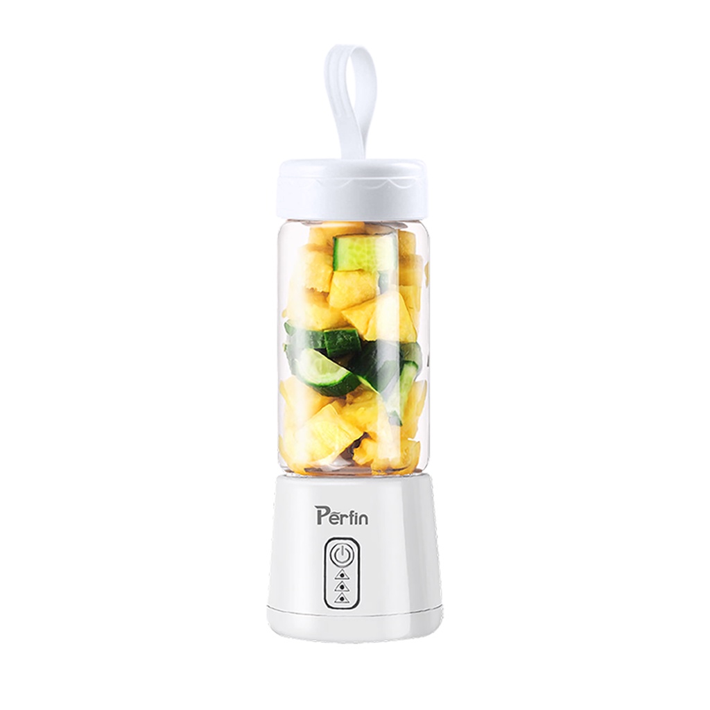 Perfin PG06 Juicer Portable Blender Blender Portable Mini Jus Multifungsi Putih USB-380ML