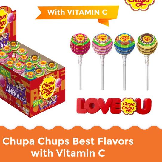 

✨Grosir✨ Chupa Chups Permen Lollipop Aneka Rasa 50 pcs buruan