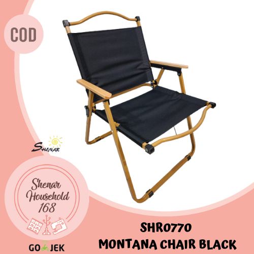 SHENAR, MONTANA CHAIR  KURSI LIPAT SERBAGUNA KURSI PORTABLE CAMPING FOLDING CHAIR OUT DOOR IN DOOR KURSI GUNUNG - BISA COD