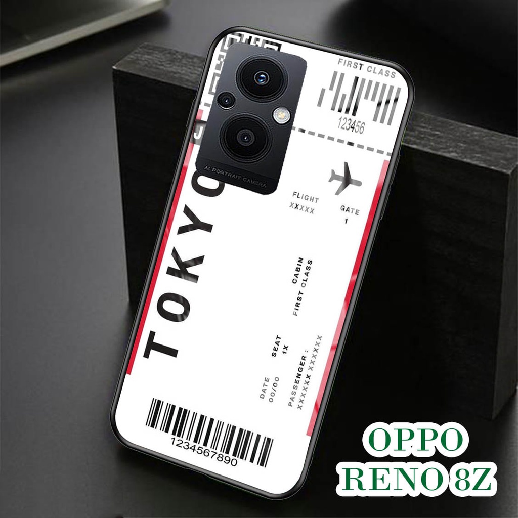 Softcase Kaca Oppo Reno 8z - Case Handphone OPPO Reno 8z [T62].