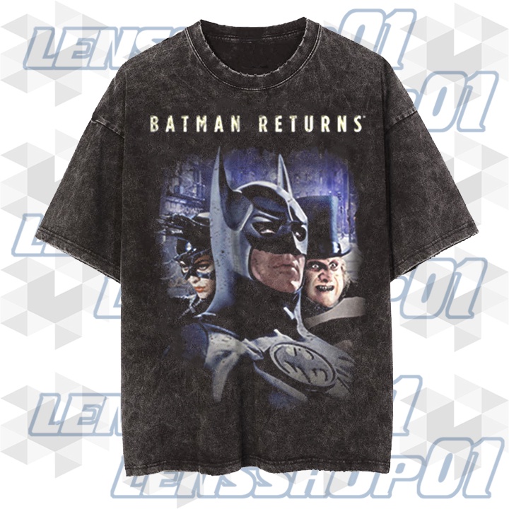 Kaos Film Vintage BATMAN RETURNS Premium Unisex T shirt