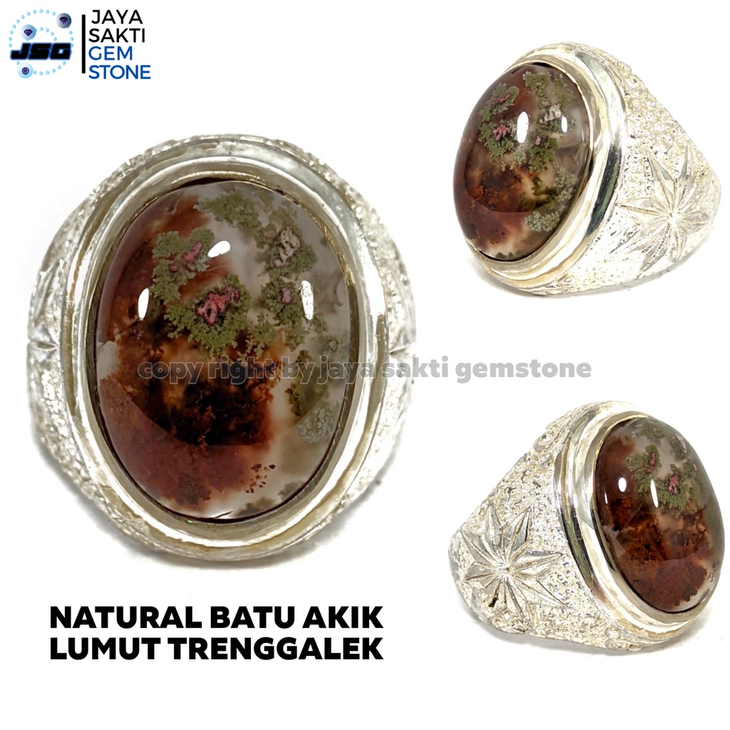 Natural Batu Akik Lumut Trenggalek LT11